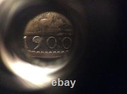 1900 GRANDE-BRETAGNE, UN PENNY, BRONZE, 94% de rareté numista, pièce de 30,8 mm de diamètre.