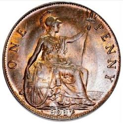 1912 H Un Penny George V. Un Penny Stupéfiant Dans Une Belle Pièce De Classe Unc P230