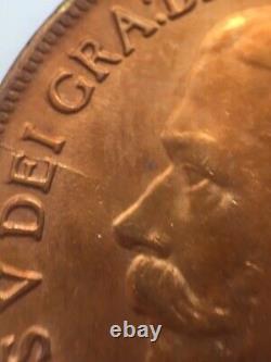 1918-KN Grande-Bretagne Un Penny, Date Rare, Monnaie du Roi Britannique Norton Mint KM# 810