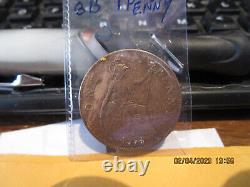 1927 Grande-Bretagne 1 Penny XF +++