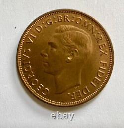 1951 Roi George VI Royaume-Uni. Grande-Bretagne Penny KM# 869 en condition BU