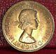 1964 Grande-bretagne Reine Elizabeth Ii Bronze Penny Coin Km# 897
