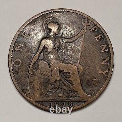 500 pièces de un penny de Grande-Bretagne de 1895 à 1901 LIVRAISON GRATUITE