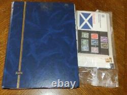 (5705) GB Stamp Collection Penny Black Onward M & U En Stock Album