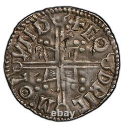 978-1016 Grande-bretagne One Penny Silver Coin S-1152 Aethelred II Pcgs Xf Detai