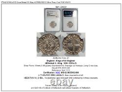 978ad England Grande-bretagne Royaume-uni Roi Aethelred II Argent Penny Coin Ngc I90650