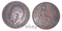 Beaucoup De 24 Grande-bretagne (f) George V Penny. 1911 1926, 1928 1936 Numéros