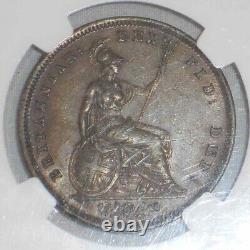 Belle pièce de cuivre tonique de 1831 Grande-Bretagne One Penny King William IV NGC XF45 BN