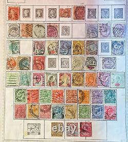 Collection de timbres de Grande-Bretagne sur pages ! De 1850 à 1960