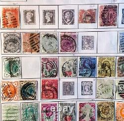 Collection de timbres de Grande-Bretagne sur pages ! De 1850 à 1960