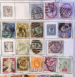 Collection de timbres de Grande-Bretagne sur pages ! De 1850 à 1960