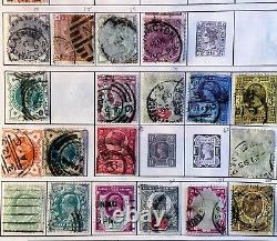 Collection de timbres de Grande-Bretagne sur pages ! De 1850 à 1960