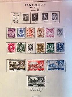 Collection de timbres de Grande-Bretagne sur pages ! De 1850 à 1960