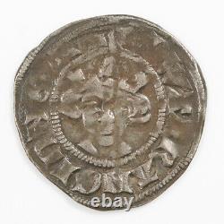 Edouard II Penny À Longues Croix D'argent, Monnaie De Canterbury, Classe 14, 1307-1327