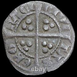 Edward I, 1272-1307. Penny. La Monnaie De York. Classe 9b. Obv Star Sur Le Sein