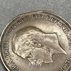 Erreur de découpe de planchette 1935 Penny britannique Grande-Bretagne Grand George R.-U.