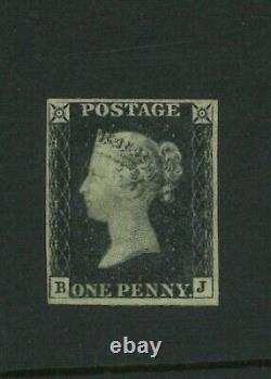 GB 1840 1d Penny Black Unbenutzt Briefmarke Inutilisé