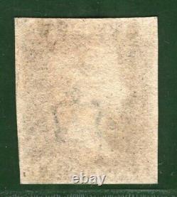 GB Penny Black Qv Stamp Sg. 1 1d Plate 5 (bf) Mint Original Gum Cat £12,500 Rred6