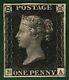 Gb Penny Black Qv Stamp Sg. 2 1840 1d Plate 5 (na) Mint Vlmm C£12,500+ Cert Gold7
