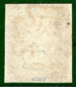 GB Penny Black Qv Timbre Sg. 1 1d Plaque 7 (nk) 1840 Super Red MX Cat £525+ Ored40