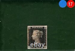 GB Penny Black Sg. 2 1840 1d Plate 1b (ph) Fine Used Red MX Cat £375 Blred17