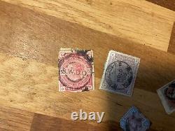 GB QV 1d Penny Rouges AUTRES QUELQUES ROIS 275 timbres