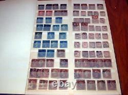 GB Qv-kgv Monnaie Et Collection De Timbres D'occasion Penny Blacks, £1 Etc CV £37,000