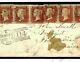 Gb Sg. 40 Cover Jamaica Mail 1859 Dundee 6d Taux Penny Reds Port-maria Cds D191