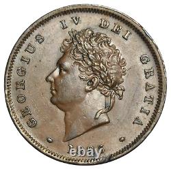 GRANDE-BRETAGNE 1825 George IV Un Penny KM 693 Brillant Choix Lustre HAUTE QUALITÉ 1D