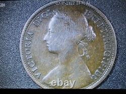 GRANDE-BRETAGNE 1878 1/2 Penny, KM. 754, Très Rare - Petite Date