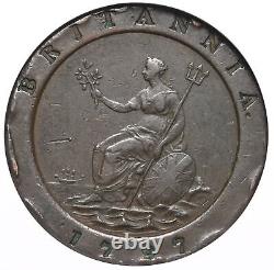 GRANDE-BRETAGNE. George III, Cartwheel en cuivre DEUX PENCE, 1797, NGC détails XF