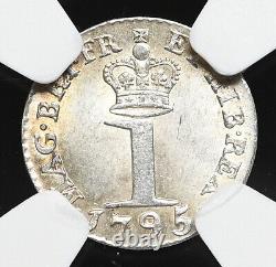 GRANDE-BRETAGNE. George III, Penny d'argent pour la Cène, 1795, NGC MS65, Gem BU