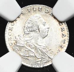 GRANDE-BRETAGNE. George III, Penny d'argent pour la Cène, 1795, NGC MS65, Gem BU