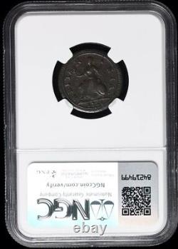 GRANDE-BRETAGNE Monnaie de demi-penny du roi George I, 1721 Angleterre 1714-1727, 1/2p, NGC VF