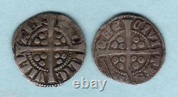 Grande Bretagne. (1272-1307) Edward 1 Argent Pennies X 2. Bristol & Durham Mint