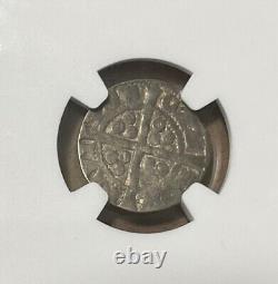 Grande-Bretagne 1279-1307 Penny en argent d'Edward I (NGC G 6)