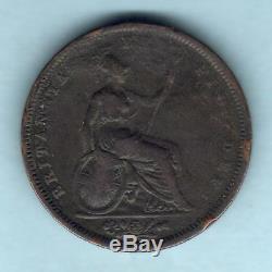 Grande Bretagne. 1827 George IV Penny. F + / F. Date De Rare