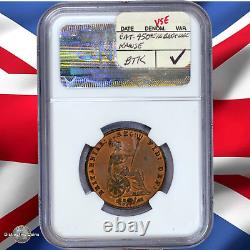 Grande-Bretagne 1852 1/2 Penny NGC Détails UNC GBS064