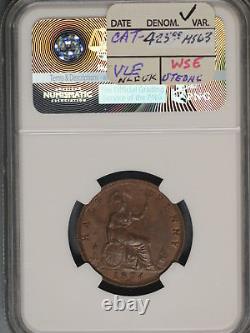 Grande-Bretagne 1874H 1/2 Penny K-754 NGC MS62 BN