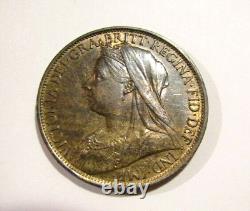 Grande-Bretagne 1895 1 Penny Vieille Pièce
