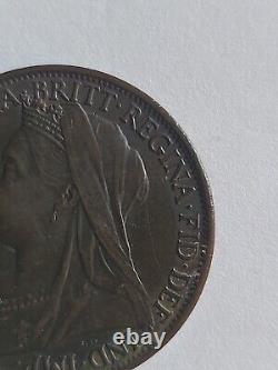 Grande-Bretagne 1901 Un Penny Magnifiquement non circulé Lustré #U9853