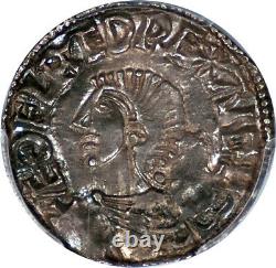 Grande Bretagne Aethelred II (978-1016) Silver Penny Pcgs Au-58