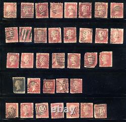 Grande-Bretagne, Collection de timbres, Un penny, 1837-1900