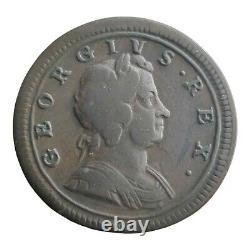 Grande-Bretagne George I 1723 1/2 Penny Coin en bronze anglais avec coin clairci