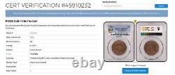 Grande-Bretagne George V 1922 Penny, Gem Non circulé, Certifié PCGS MS-65-BN