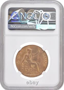 Grande-bretagne 1 Penny 1912, Ngc Ms65 Rb, Roi George V (1910 1936)