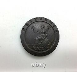 Grande-bretagne 1797 Deux Penny Roue George III Marron Moyen Nice Coin