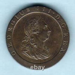 Grande-bretagne. 1797 George 111 Cartwheel Penny. Trace Lustre Aunc