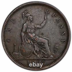 Grande-bretagne 1867 1 Penny Pcgs Xf45 - Tenue Pour Financer La Coine Et Le Looing Fantastique