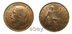 Grande-bretagne 1913 Un État De La Monnaie De Penny 4981